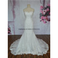 Strapless Mermaid New Design Fashion Lace Wedding Dress